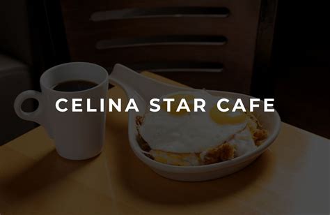 celine cafe|celina star cafe menu.